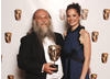 Dave King, winner of the Editing Factual Award for Rain In My Heart, with citation reader Ruth Wilson.