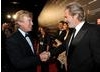 BAFTA Los Angeles Chairman Nigel Lythgoe greets Jeff Bridges at the Britannia Awards
