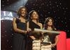  Jane Leeves, Wendie Malick and Valerie Bertinelli (Hot In Cleveland) present at the Britannia Awards ceremony.