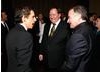 Ben Stiller, John Lasseter and Robin Williams 