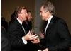 BAFTA Los Angels Chairman Nigel Lythgoe with Warren Beatty