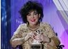 Dame Elizabeth Taylor, DBE receives the Britannia Award for Artistic Excellence in International Entertainment.