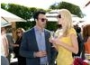Actors Reid Scott and Elspeth Keller