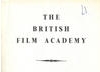British Film Academy Booklet published in April 1948
