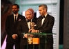 The King's Speech director Tom Hooper, writer David Seidler and producers Iain Canning, Emile Sherman and Gareth Unwin take the Outstanding British Film BAFTA. (Pic: BAFTA/ Stephen Butler)