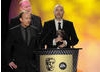 Gareth Owen, Richard Webber and Chris Sadler accept the award for their charming animated TV series. Pic: BAFTA/Steve Finn