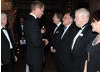 BAFTA Chairman Tim Corrie watches on as the Duke of Cambridge greets Nigel Lythgoe, John Willis, Brian Walton and Rebecca Segal