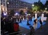 Party goers hit the Philips 'blue' carpet ready to celebrate the British Academy Television Awards (BAFTA/Richard Kendal).