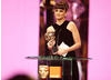 Penelope Cruz collects her first career BAFTA for her Supporting Actress role in Woody Allen's Vicky Cristina Barcelona (BAFTA / Marc Hoberman).