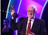 Actor Bernard Cribbins receives the Academy's Special Award on stage at the EA British Academy Children's Awards in 2009. 