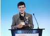 Dancer George Sampson presenting the Break-through Talent Award in 2008