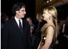 Joel Coen, who won the BAFTA for Direction alongside his brother Ethan, chats to Award presenter Kate Hudson backstage (pic: BAFTA / Camera Press).