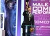 Peter Capaldi collects the Male Performance in a Comedy Role BAFTA for his hilarious portrayal of the sweary political spin doctor Malcolm Tucker in The Thick Of It. (BAFTA/Steve Butler)