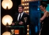 James Corden and Olivia Williams introduce the awards for Short Film and Short Animation (BAFTA/Brian Ritchie).