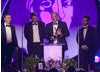John Mooney, Jeremy Child, Howard Bargroff and Doug Sinclair pick up the BAFTA for Sound: Fiction. 