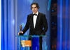 Daniel Day-Lewis accepts the Leading Actor BAFTA for his extraordinary performance as oil tycoon Daniel Plainview in Paul Thomas Anderson's There will Be Blood (pic: BAFTA / Camera Press).