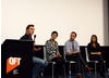 David Morrissey, Lisa Barros d'Sa, Glenn Leyburnon and Helen Elizabeth on stage at QFT in Belfast (Ronan O’Donnell).