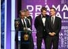 Powerful BBC drama occupation that spans the five years following the invasion of Iraq in 2003 scoops the Drama Serial BAFTA.The team and cast members including James Nesbitt and Warren Brown collect the award. (BAFTA/Steve Butler)