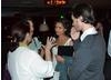 Jessica Brown Findlay, Gugu Mbatha-Raw and Harry Lloyd chat at the reception