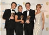 The winning Single Documentary team behind provocative medical documentary Between Life and Death, presented by Sian Williams. (Pic: BAFTA/Richard Kendal)