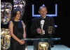 Former political correspondent Andrew Marr and Newsnight presenter Kirsty Walk were an apt choice to present the News Coverage category (BAFTA / Marc Hoberman).