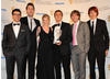 Winners of the YouTube Audience Award, the cast of The Inbetweeners; presented by Joanna Page and Charlie McDonnell (BAFTA/Richard Kendal).