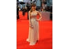 TV personality Rachel Stevens, one of the many red carpet reporters at this year's Film Awards. Stevens is wearing a dress by Isabel Morant, with accessories by Asprey. (Pic: BAFTA/Richard Kendal)