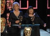 Comedy double-act Dawn French and Jennifer Saunders accept the Academy's highest honour, the Fellowship (BAFTA / Marc Hoberman).