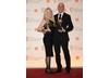 Make-Up & Hair winners Valli O'Reilly and Paul Gooch. (Pic: BAFTA/Richard Kendal)