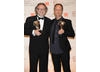 Proucer Søren Stærmose and director Niels Arden Oplev. (Pic: BAFTA/Richard Kendal)