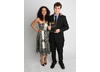 Former Hollyoaks and Harry Potter actress Anna Shaffer, with Charlie Hutton-Pattemore (15), who won the BAFTA Young Game Designers Game Concept Award with Vacuum Panic.