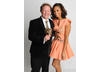 Presenter Alesha Dixon with Something Special Presenter winner Justin Fletcher.