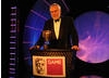 Founder of Atari and creator of Pong Nolan Bushnell received the Academy's highest honour - the Fellowship - to a standing ovation (BAFTA / James Kennedy). 