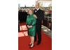 Hilary Bevan-Jones (former BAFTA chairman and current vice chairman) arrives on the Television Awards red carpet.