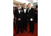 The Wallander team of Richard Cottan, Philip Martin and Kenneth Branagh on the red carpet at the British Academy Television Awards (BAFTA/Richard Kendal).