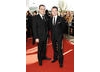 Ant and Dec, nominated in the Entertainment Performance category for I'm A Celebrity..., arrived on the red carpet wearing Tom Baker (BAFTA / Richard Kendal).