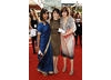 Casualty stars Sunetra Sarker, Gillian Kearney and Georgia Taylor presneted a colourful picture on the Television Awards red carpet (BAFTA/ Richard Kendal). 