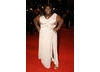 Dazzling in her long gold Tadashi dress, Gabourey Sidibe appears to be living the dream of her character in Precious, for which she has been nominated for the Leading Actress award (BAFTA/Richard Kendal).
