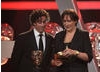 Stephen Mangan and Miranda Hart open the envelope to reveal the Entertainment Performance winner. ©Steve Butler