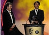Rob Hyde and Ollie Brack collected the Entertainment award for their work on the CBBC programme which jury members described to be ‘a really strong offering, done with creativity’. Pic: BAFTA/Steve Finn