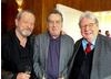 From left to right, Terry Gilliam, Stephen Frears and Alan Parker.
