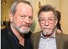 Terry Gilliam (left) with John Hurt (right).