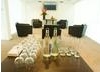 Comfortable black chairs for an informal meeting