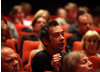 An audience member asks a question. (Picture: BAFTA / J. Simonds)