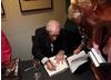 Lewis Gilbert signs copies of his autobiography 'All My Flashbacks'