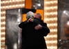 Joe Dunton joins Terry Gilliam on stage to receive the honour of the Outstanding British Contribution to Cinema (BAFTA/Brian Ritchie).