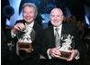 New Line Cinema’s Bob Shaye & Michael Lynne, recipients of the Cunard Britannia Award for Lifetime Contributions to International Film.