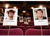 Preparing for the Television Awards ceremony in the London Palladium.