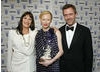 Anjelica Huston, Tilda Swinton and Hugh Laurie at the BAFTA/LA: Britannia 2008