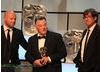 BAFTA winners for Comedy Programme: Richard Webb,  Stewart Lee and Tim Kirkby.